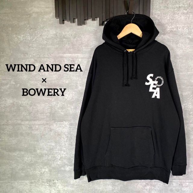 『WIND AND SEA × BOWERY』ウィンダンシー (XL) パーカー
