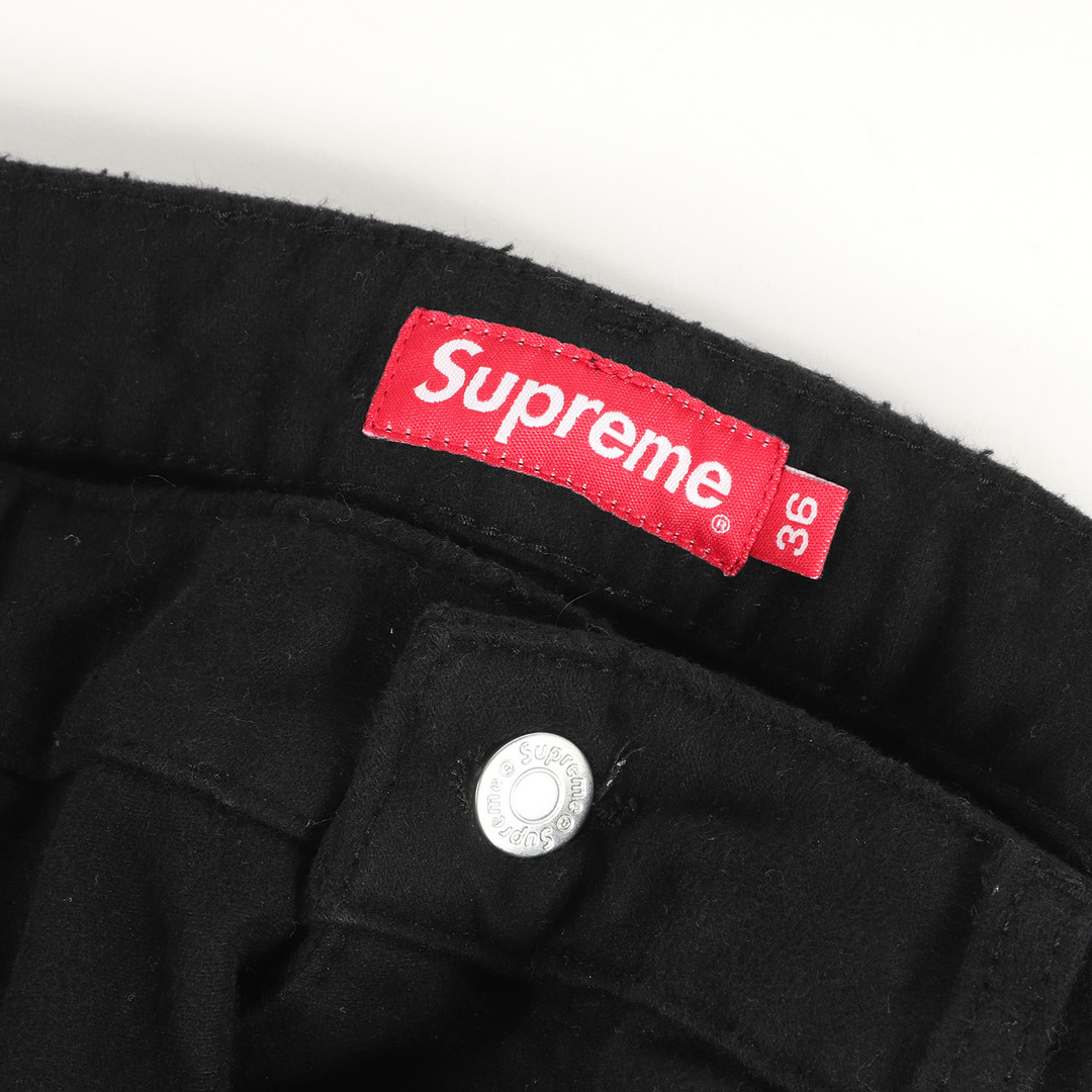 Supreme シュプリーム パンツ モールスキン ダブルニー ペインターパンツ Moleskin Double Knee Painter Pant 22AW ブラック 黒 36 Kindermann GmbH ボトムス ズボン 【メンズ】【中古】【美品】 Supreme シュプリーム パンツ モールスキン ダブルニー ペインターパンツ Moleskin Double Knee Painter Pant 22AW ブラック 黒 36 Kindermann GmbH ボトムス ズボン 【メンズ】【中古】【美品】