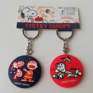 スヌーピー(SNOOPY)のユニバ　スヌーピー　チャーリーブラウン　キーホルダー　チャーム　キーリング(キーホルダー)