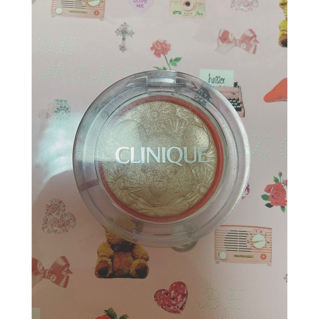 CLINIQUE(クリニーク)のCLINIQUE クリニーク ゴールド チーク ポップハイライター ネズミ コスメ/美容のベースメイク/化粧品(その他)の商品写真