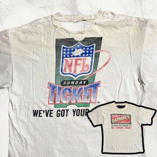 JFD  ビンテージ 白 NFL　アメフト　sunday ticket Tシャツ(Tシャツ/カットソー(半袖/袖なし))