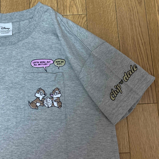 Disney(ディズニー)の✨ディズニー チップ&デールロングワンピースTシャツ レディースのワンピース(ロングワンピース/マキシワンピース)の商品写真