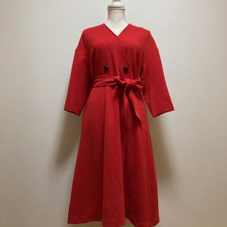 ザヴァージニア(The Virgnia)の美品　ザ ヴァージニア　カシュクールワンピース(ひざ丈ワンピース)