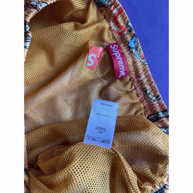 supreme alphabet water short orange | hartwellspremium.com