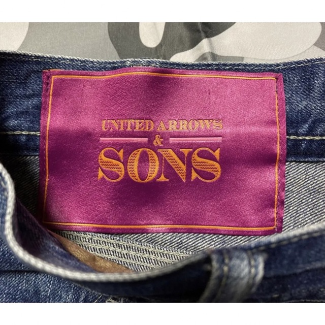 名作 UNITED ARROWS＆SONS 刺し子 デニム ユナイテッドアローズダメージデニム