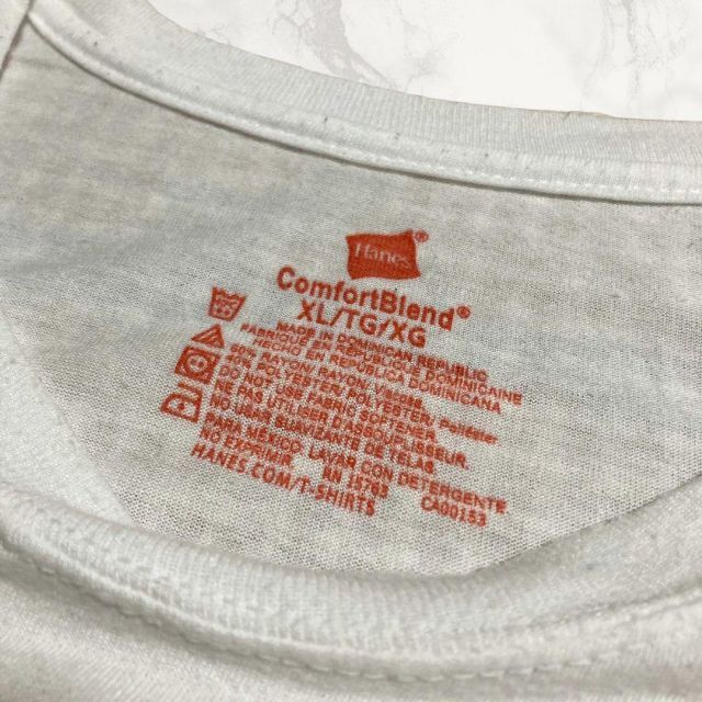 JES Hanes 白 リックアンドモーティ　アメリカ　ドル札 Tシャツ メンズのトップス(Tシャツ/カットソー(半袖/袖なし))の商品写真