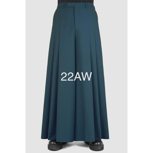 22AW 2TUCK WIDE FLARE SLACKS