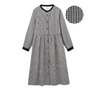 シマムラ(しまむら)の美品✨しまむら シーズンリーズンチェックワンピース seasonreason(ロングワンピース/マキシワンピース)