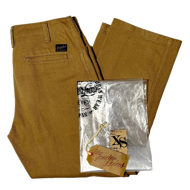 TENDERLOIN   希少品！ TENDERLOIN BDP 2 PIQUE ベンデイビスパンツ XS