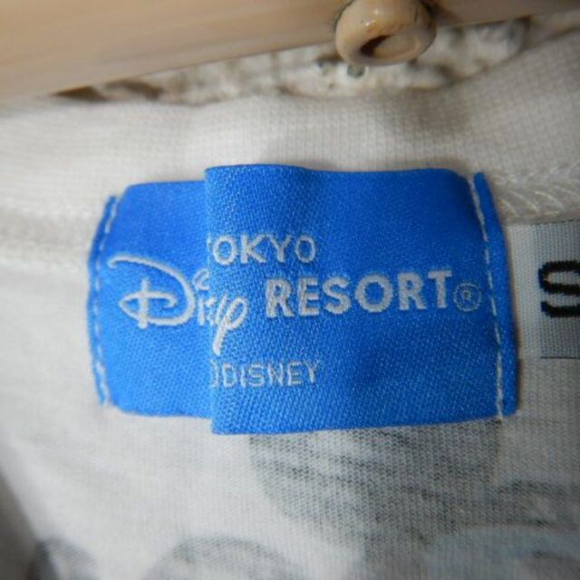 Disney(ディズニー)のo6341　東京　ディズニー　リゾート　ミッキーマウス　総柄　デザイン　tシャツ レディースのトップス(Tシャツ(半袖/袖なし))の商品写真