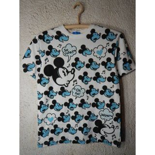 ディズニー(Disney)のo6341　東京　ディズニー　リゾート　ミッキーマウス　総柄　デザイン　tシャツ(Tシャツ(半袖/袖なし))