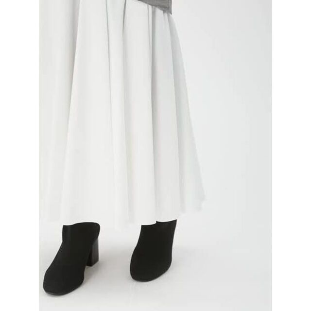 FRAY I.D(フレイアイディー)のラッフルヘムコンビマーメイドスカート　チェック　１ レディースのスカート(ロングスカート)の商品写真