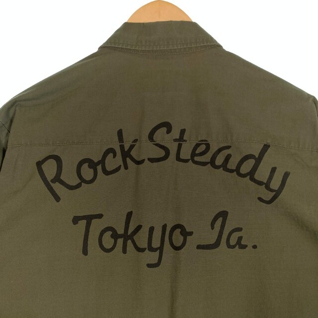 WACKO MARIA(ワコマリア)のワコマリア ファティーグジャケット Rock Steady オリーブ サイズ L メンズのジャケット/アウター(その他)の商品写真
