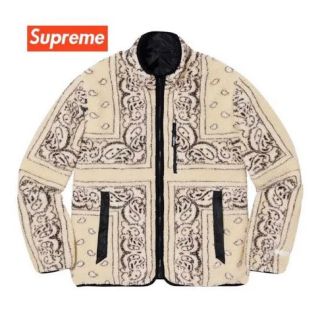 シュプリーム(Supreme)のsupreme reversible bandana fleece jacket(ブルゾン)