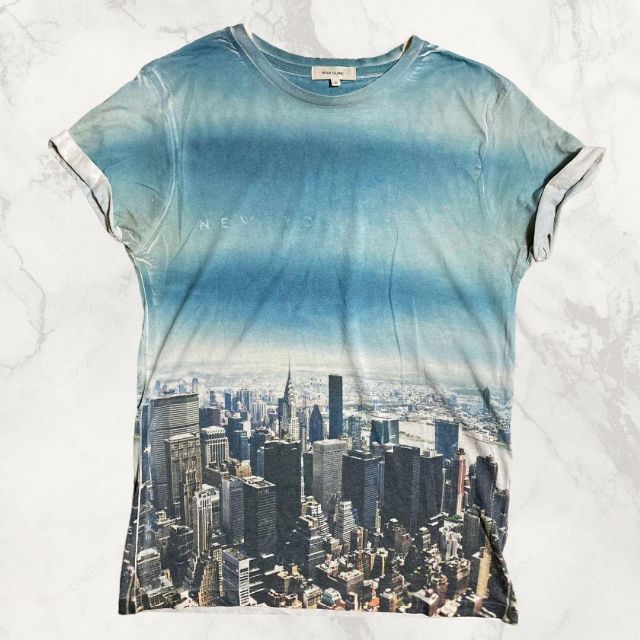 JEC ビンテージ    ニューヨーク　総柄　全面プリント Tシャツ メンズのトップス(Tシャツ/カットソー(半袖/袖なし))の商品写真