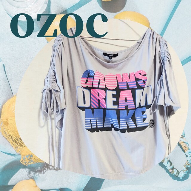 OZOC(オゾック)のOZOC Ｔシャツ　半袖　レディース レディースのトップス(Tシャツ(半袖/袖なし))の商品写真