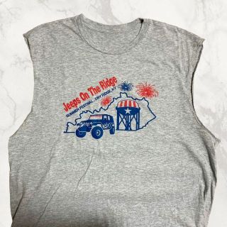 JDX  ビンテージ   グレー ジープ　JEEP　アメリカ Tシャツ(Tシャツ/カットソー(半袖/袖なし))