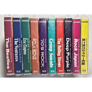 カシオ ギターセッションシリーズ　カセットテープ10巻セット(その他)
