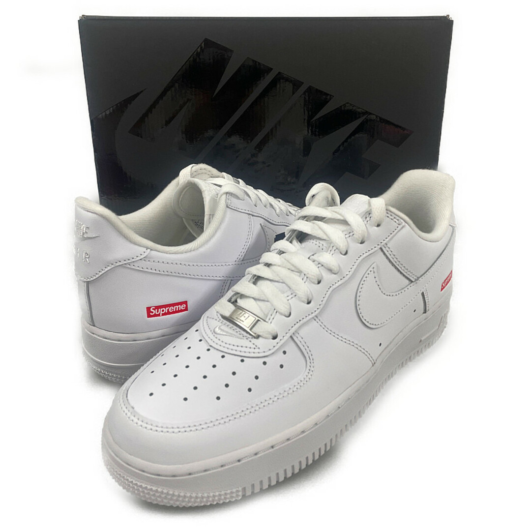 SUPREME シュプリーム ×NIKE ナイキ 品番CU9225-100 AIR FORCE 1 LOW SP エアフォース シューズ ホワイト US8=26cm 正規品 / 30823