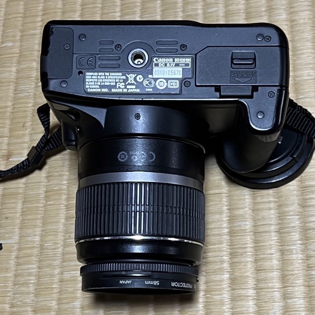 キヤノン　EOS-kissF 18-55mm、55-200mm付き　ユーズド 4