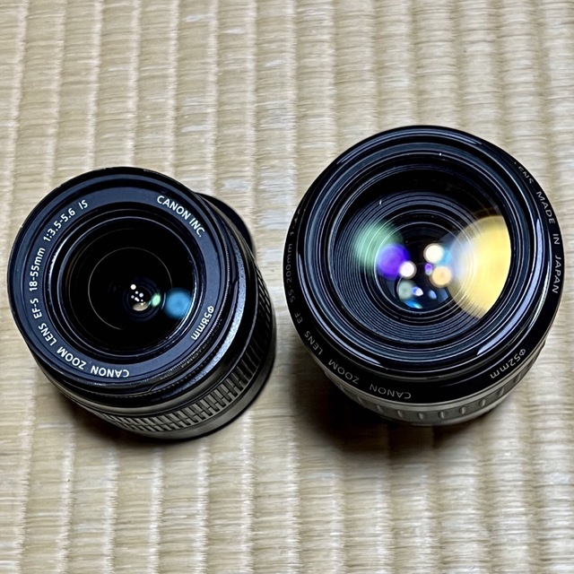 キヤノン　EOS-kissF 18-55mm、55-200mm付き　ユーズド 7