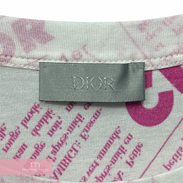 Dior ディオール  ダニエル アーシャム ニュースペーパー ロゴTシャツ