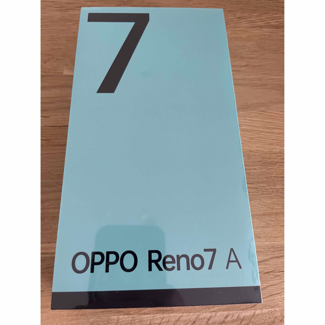 OPPO(オッポ)のoppo reno 7 a スマホ　本体　黒　ブラック スマホ/家電/カメラのスマートフォン/携帯電話(スマートフォン本体)の商品写真