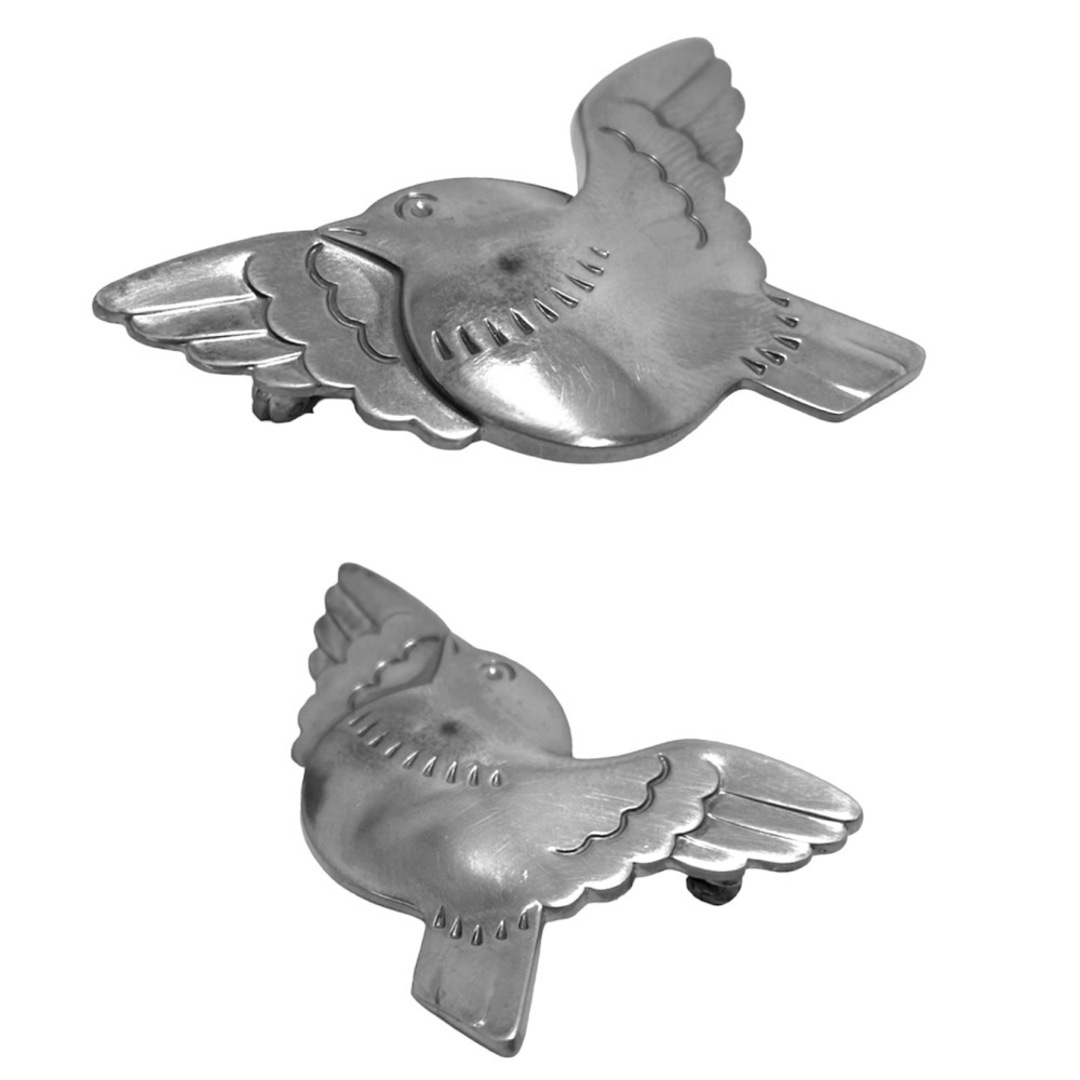 値下げ中】Georg Jensen ジョージジェンセン ブローチ 鳩 鳥 銀 SV