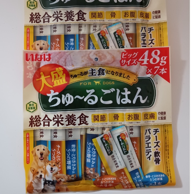 いなばペットフード(イナバペットフード)の大盛ちゅーるごはん2袋14本 その他のペット用品(犬)の商品写真