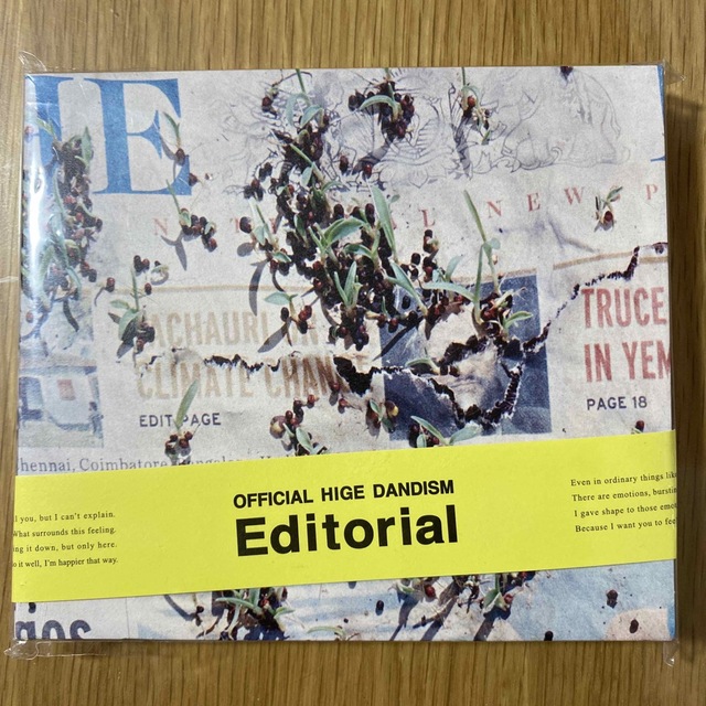 Official髭男dism Editorial CD+DVD 新品未開封