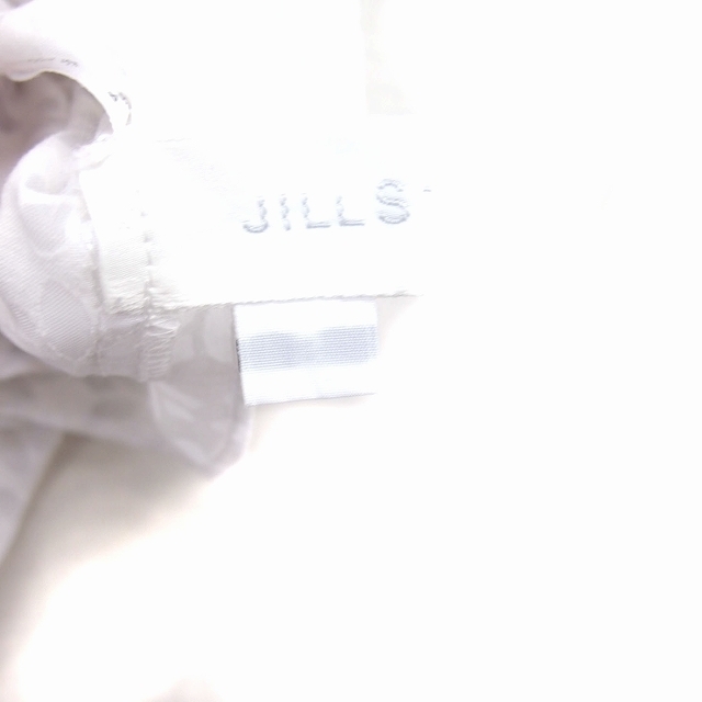 JILLSTUART(ジルスチュアート)のジルスチュアート ブラウス シャツ 半袖 チュール襟 ビジュー 花柄 S レディースのトップス(シャツ/ブラウス(半袖/袖なし))の商品写真