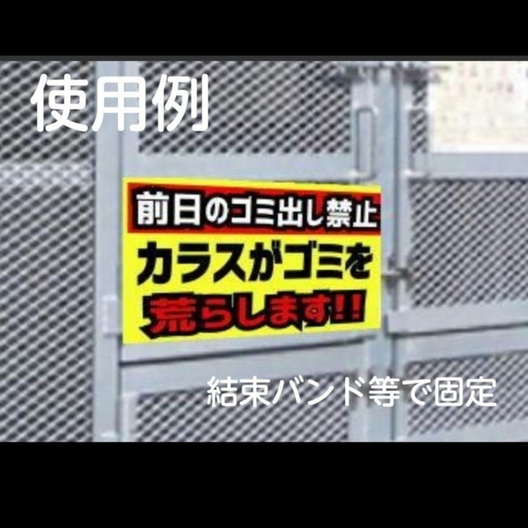 176迷惑対策プラカード『私有地につき進入禁止ホスティングチラシ投函禁止』 ハンドメイドのハンドメイド その他(その他)の商品写真