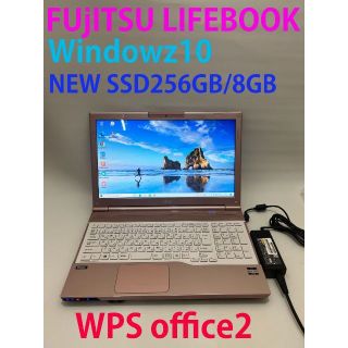 Win10/富士通 LIFEBOOK LH700/3B Corei3/ピンク