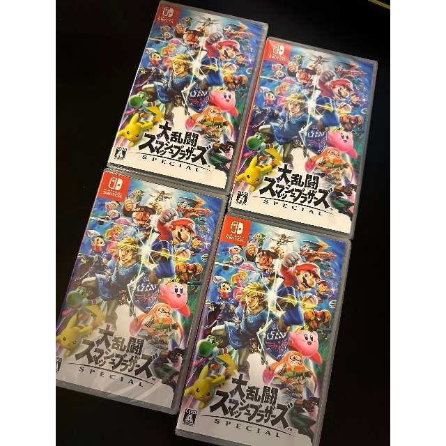 新品・未開封【4本セット 】スマッシュブラザーズ special スイッチ ソフ