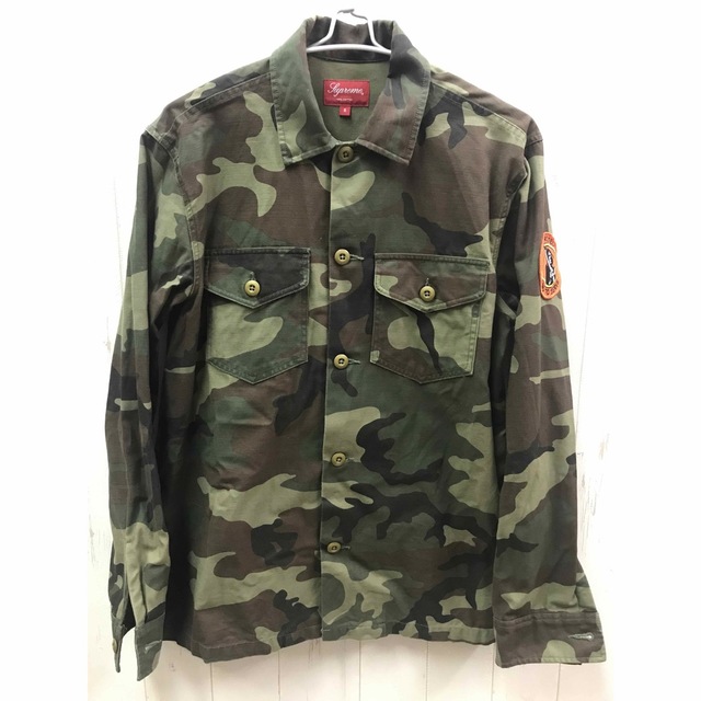 Supreme Army Shirt Camo 迷彩 シャツ