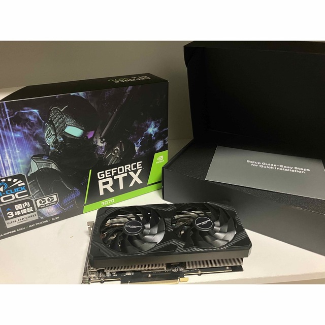 長期保証付きGeForce RTX 3070 GALAKURO GAMING285mmメモリ規格