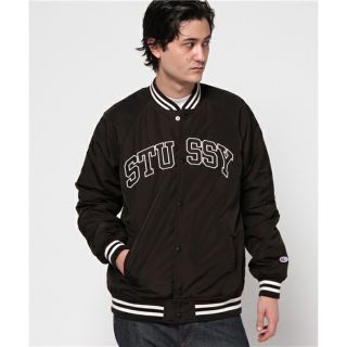 ステューシー(STUSSY)のSTUSSY／Champion Baseball Jacket(スタジャン)