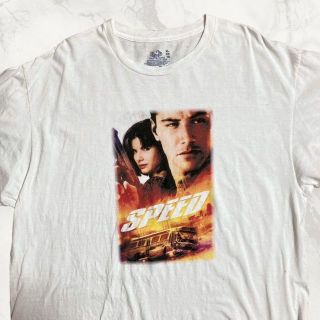 JDJ ビンテージ   白 スピード　SPEED　映画　ムービー Tシャツ(Tシャツ/カットソー(半袖/袖なし))