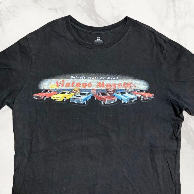 JCZ  ビンテージ  パキスタン製 黒 マッスルカー　クラシック Tシャツ メンズのトップス(Tシャツ/カットソー(半袖/袖なし))の商品写真