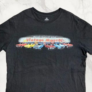 JCZ  ビンテージ  パキスタン製 黒 マッスルカー　クラシック Tシャツ(Tシャツ/カットソー(半袖/袖なし))