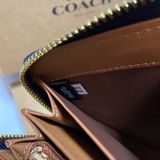 COACH(コーチ)のギフト⭕️ コーチ 新作 デニム調シャンブレー織ネイビー メンズレディス 長財布 メンズのファッション小物(長財布)の商品写真