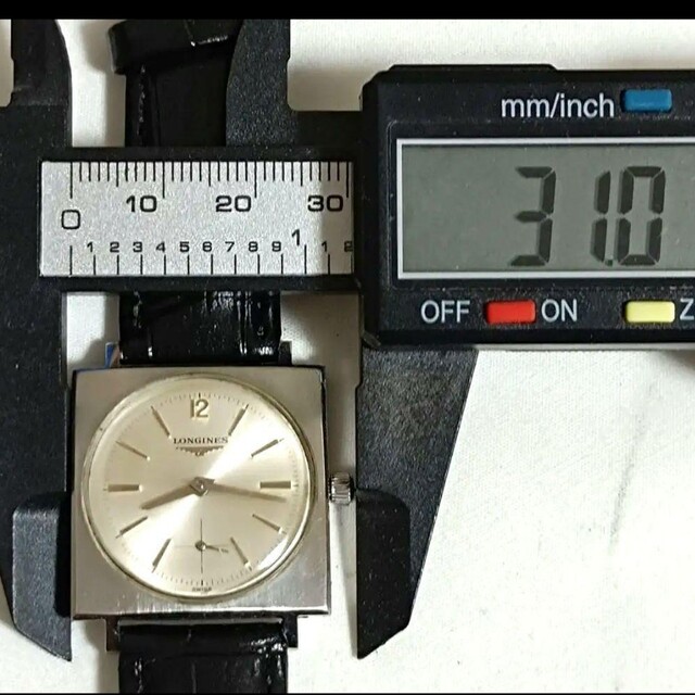 希少モデル 手巻き 稼働品 ロンジン メンズ腕時計 シルバー文字盤 スモセコ秒針