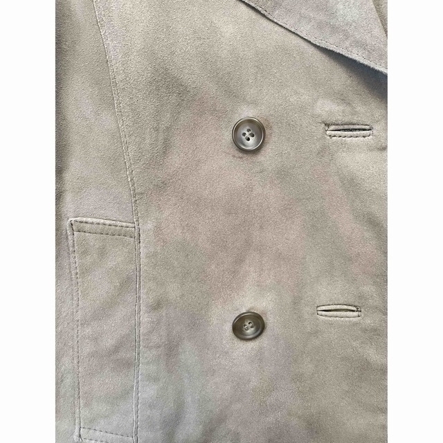 Ameri VINTAGE(アメリヴィンテージ)のスエード レザー トレンチコート ジャケット レディースのジャケット/アウター(トレンチコート)の商品写真