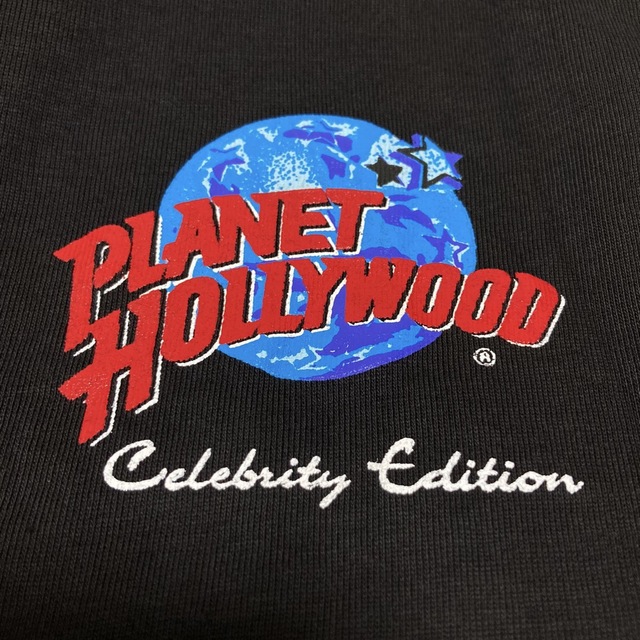 ART VINTAGE(アートヴィンテージ)の90s PLANET HOLLYWOOD Tシャツ スタローン ビンテージ 貴重 メンズのトップス(Tシャツ/カットソー(半袖/袖なし))の商品写真