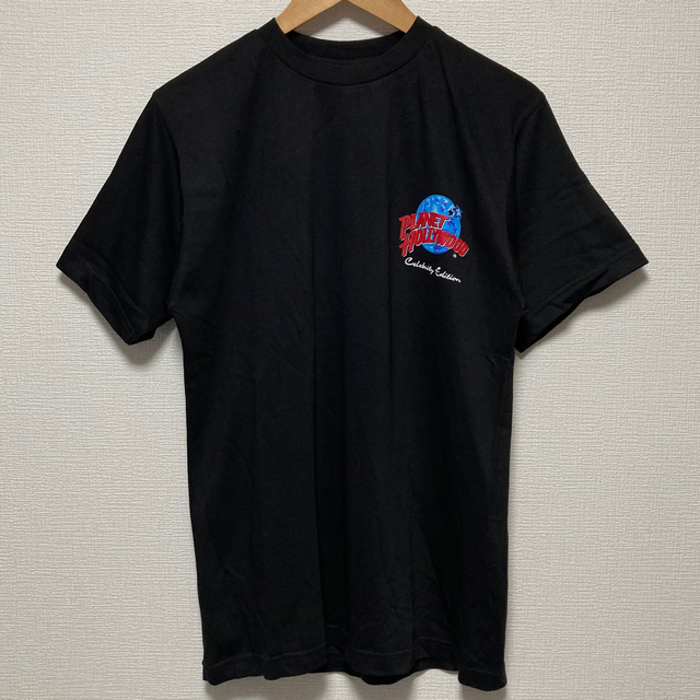 ART VINTAGE(アートヴィンテージ)の90s PLANET HOLLYWOOD Tシャツ スタローン ビンテージ 貴重 メンズのトップス(Tシャツ/カットソー(半袖/袖なし))の商品写真