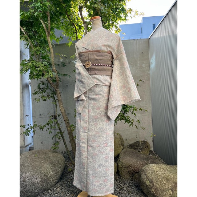 単衣着物 塩沢紬 親モッチ様 着物 単衣着物 塩沢紬 親モッチ様 着物