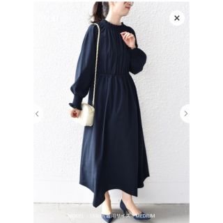 シップスフォーウィメン(SHIPS for women)の🔴新品SHIPS for women * ジョーゼット シャーリング ワンピース(ロングワンピース/マキシワンピース)