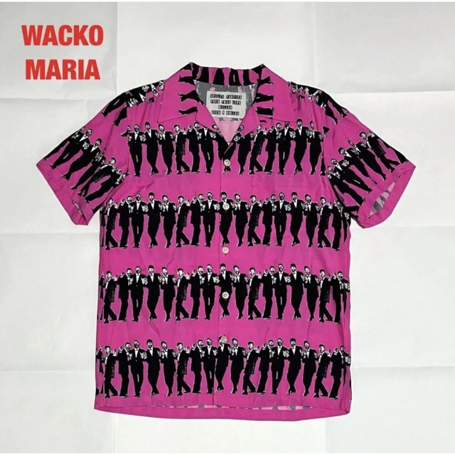 【希少】WACKO MARIA　ワコマリア　アロハシャツ　レーヨン　総柄　個性的