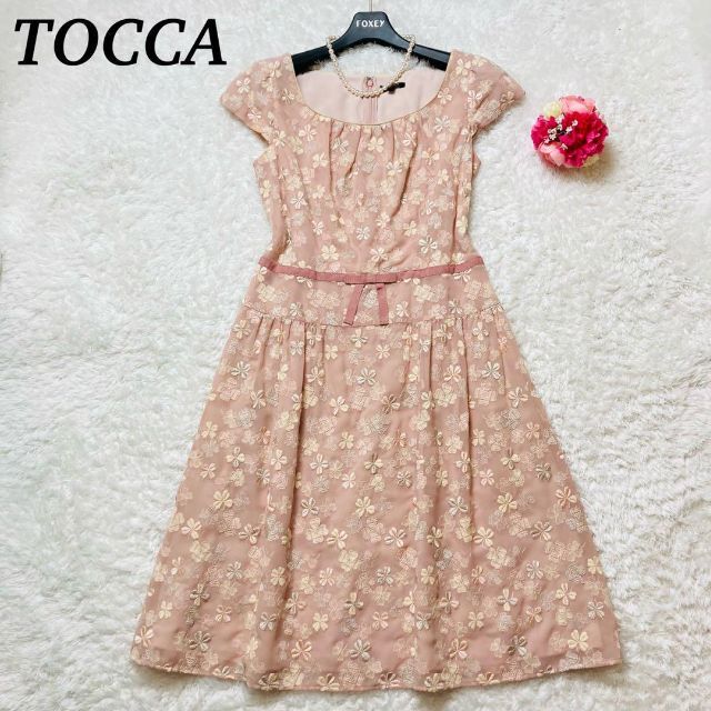 【美品】TOCCA ワンピース ピンク