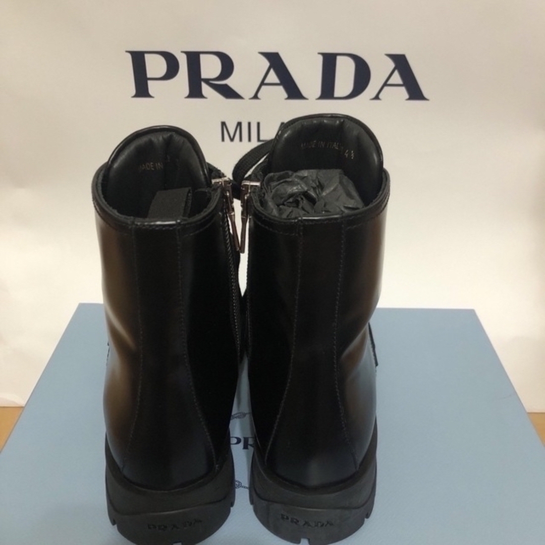 PRADA - 日曜までセール新品・未使用品・プラダ レースアップブーツ 34